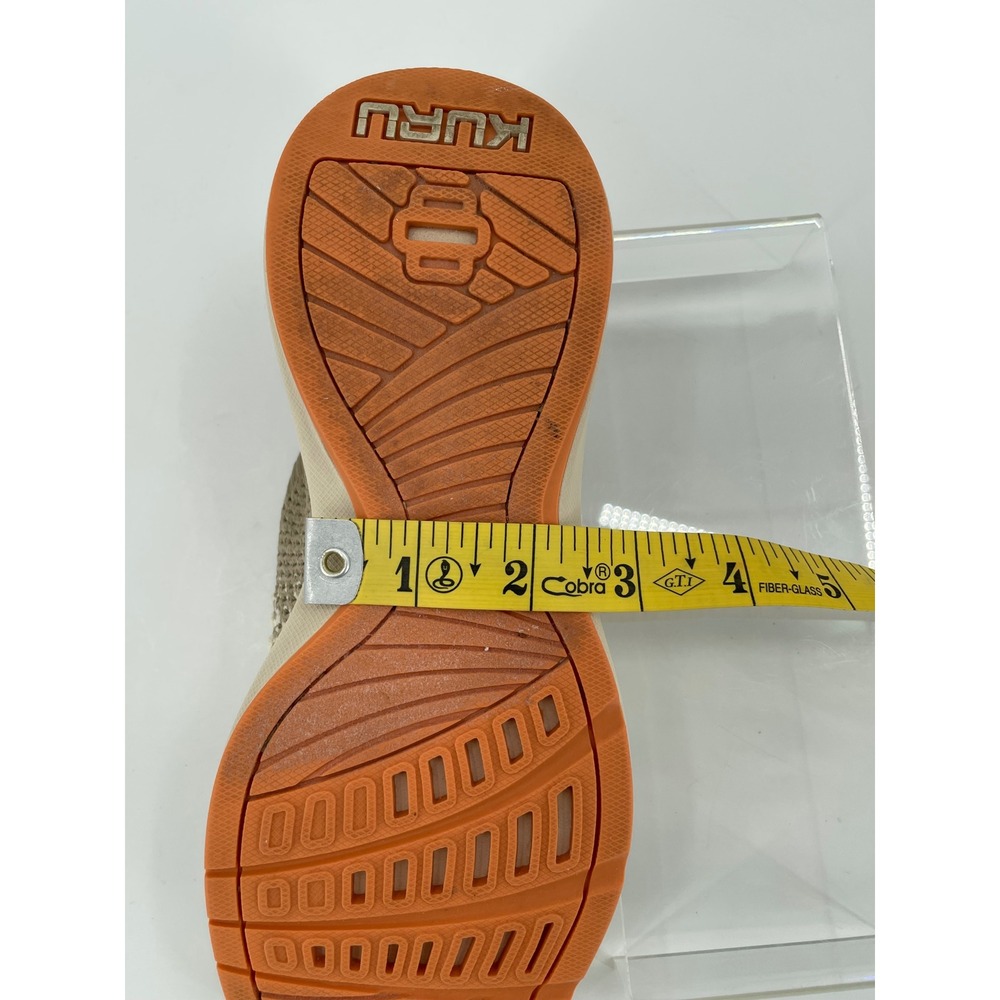 Kuru Womens Slip On Sneakers 5.5 Taupe Orange Nova Knit Walking Comfort Shoes - Picture 11 of 12